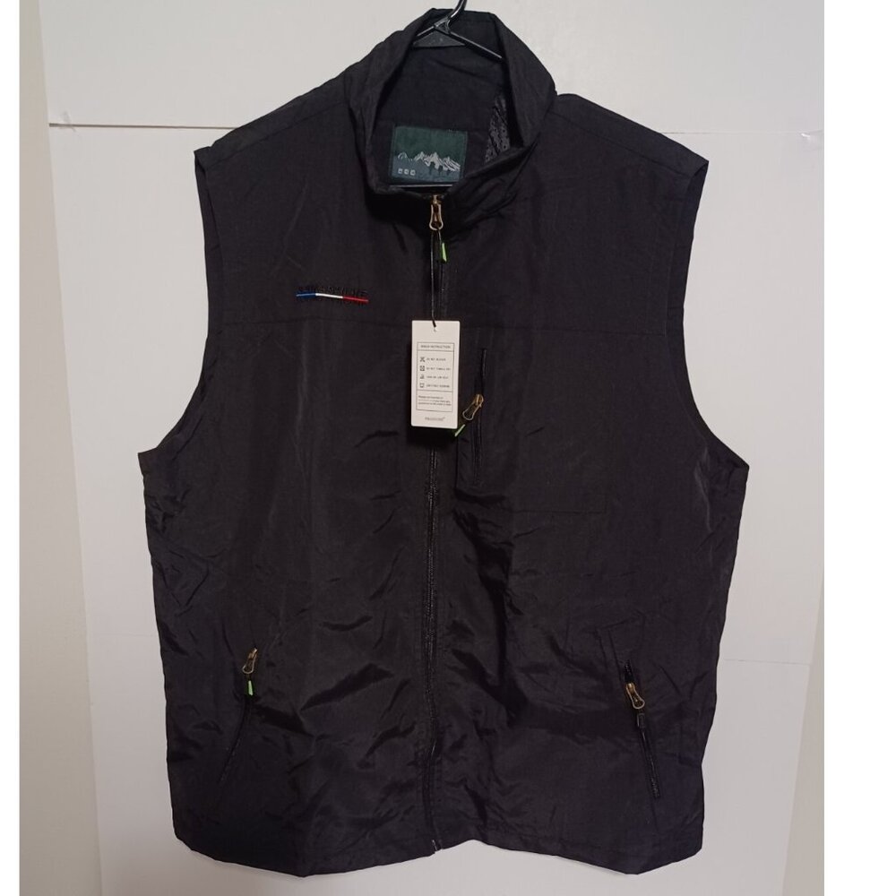 PRIJOUHE Mens Outwear Running, Hiking, Fishing, Lightweight, Sleeveless Vest 2XL
